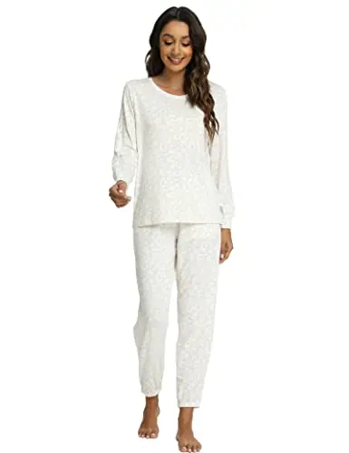 Bamboo Viscose Cooling Long Sleeve Pajamas for Women by GYS Pajamas