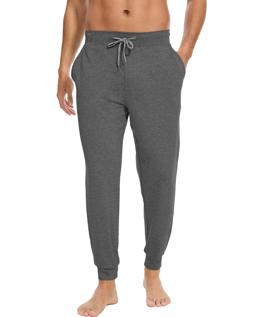 Bamboo Viscose Men's Pajama Bottoms Soft Solid Jogger Sleep Pants with Pockets and Drawstring — GYS joggers · ASIN B0D83PTR35 by GYS Pajamas