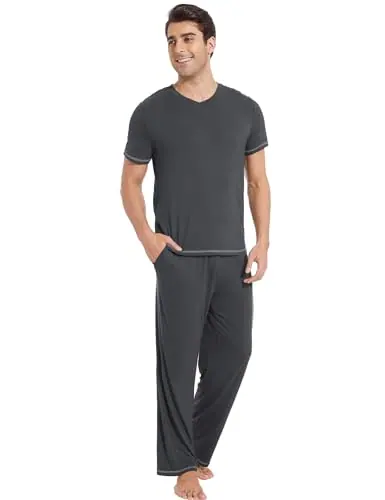 Bamboo Viscose Men's Pajama Sets by GYS Pajamas