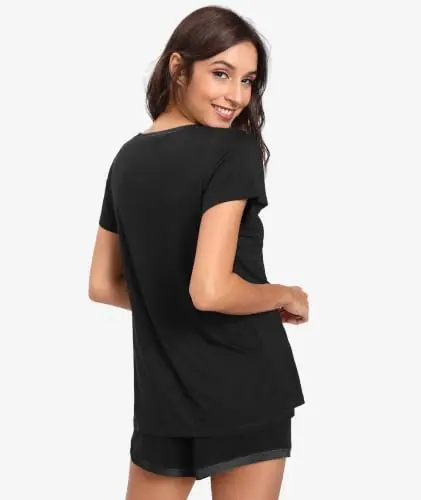 Bamboo Viscose Pajamas for Women Cooling Sleepwear for Night Sweats by GYS Pajamas