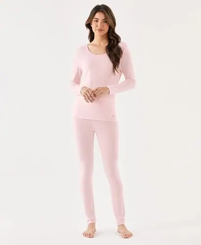Bamboo Viscose Women's Long Johns Sets Thermal Underwear Long Sleeve Base Layer by GYS Pajamas
