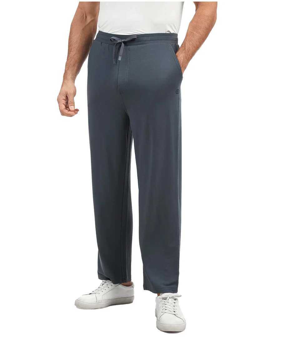 Men's Bamboo Viscose Pajama Pants — Bluish Grey · Large by GYS Pajamas
