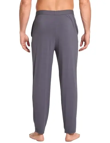 Men's Bamboo Viscose Tapered Pajama Pants by GYS Pajamas