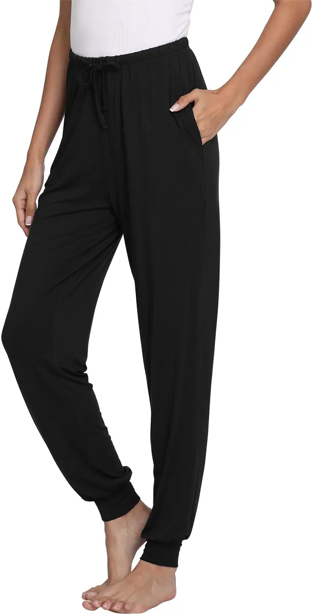 Women's Bamboo Viscose Cooling Jogger Pajama Pants by GYS Pajamas