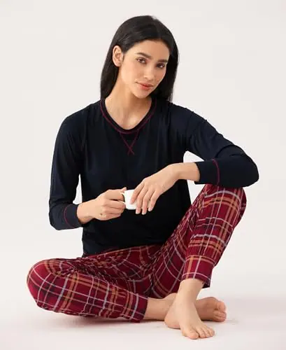 Women's Bamboo Viscose Cooling Jogger Pajama Set by GYS Pajamas