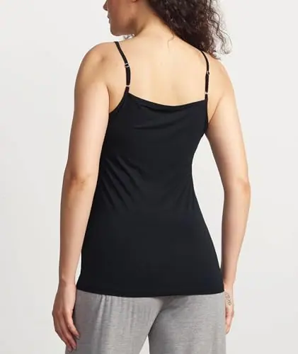 Women's Camisole Bamboo Viscose Breathable Summer Cool Lightweight Spaghetti Strap Pajama Top by GYS Pajamas