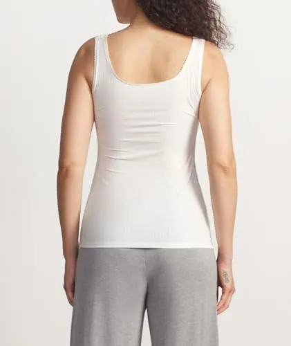 Women's Bamboo Viscose Ribbed Summer Tank Tops by GYS Pajamas